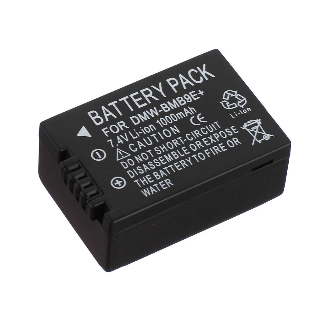 Акумулятор DMW-BMB9 (DMW-BMB9E, DMW-BMB9GK, DMW-BLE9GK, DMW-BLE9PP) для камер Panasonic - аналог 1000 ma