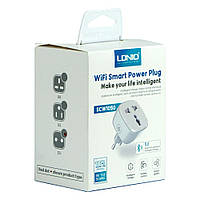 Смарт Розетка WiFI Smart Power Plug LDNIO SCW1050 Колір Білий