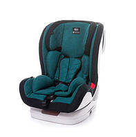 Кресло в машину детское универсальное для авто Автокресло 4BABY FLY-FIX 9-36 kg Dark turkus ТТ