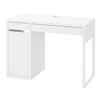 Письменный стол ИКЕА МИККЕ белый, 105x50 см 802.130.74