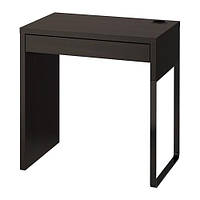 Письменный стол ИКЕА МИККЕ черно-коричневый, 73x50 см 202.447.47