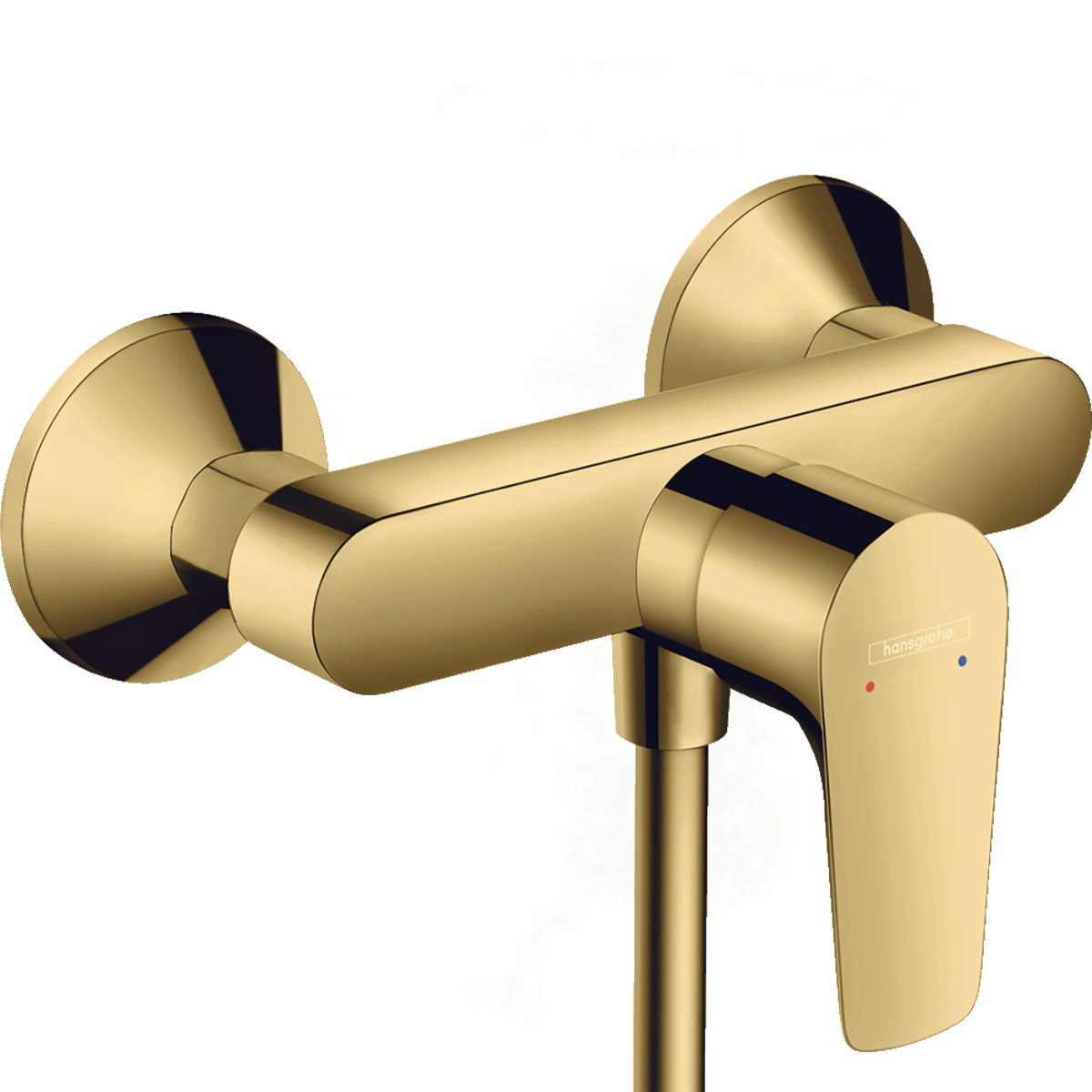 Змішувач для душу одноважільний HANSGROHE Talis E золотий латунь без душового набору 125648 71760990, фото 1