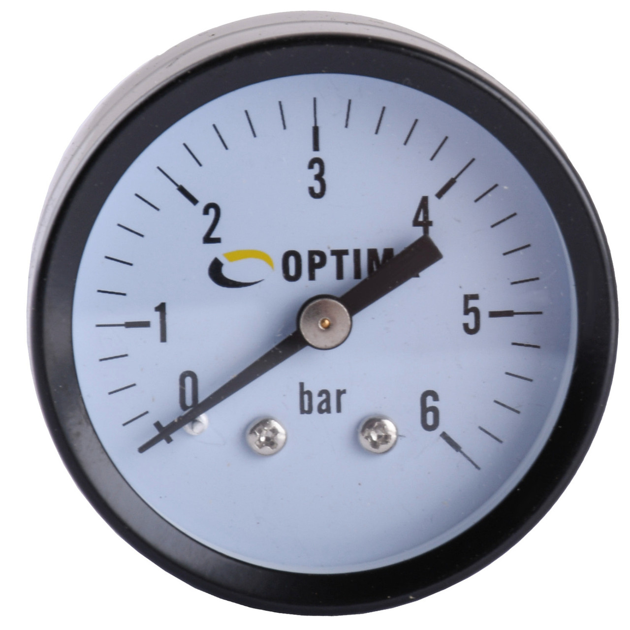 Манометр давления воды OPTIMA на 6 бар с задним подключением 1/4" Ø50 ...