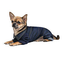 Комбинезон для собак Pet Fashion Jeans S (тёмно-синий) c