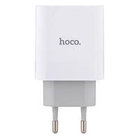 Сетевое Зарядное Устройство Hoco C80A PD20W + QC 3.0 Цвет Белый