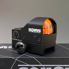 Коліматорний приціл KONUS SIGHT-PRO Fission 2.0, 4 MOA, кріплення на 22 мм / 11 мм