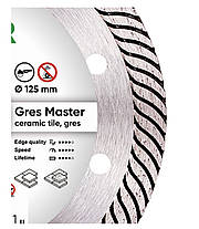 Круг алмазний відрізний Distar 1A1R 125x1,2x8x22,23/H Gres Master, фото 4