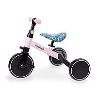 Беговел для малышей без педалей Детский транспорт для девочек мальчика велосипед Kidwell 3в1 PICO Flower
