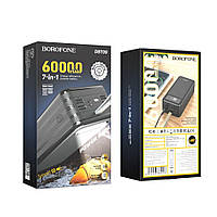 Power Bank Borofone DBT09 with light 60000 mAh Цвет Черный