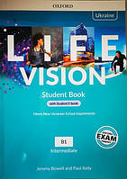 Англійська мова. Life Vision Intermediate Student Book with e-Book