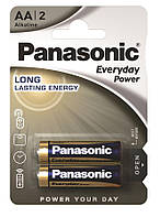 Panasonic Батарейка EVERYDAY POWER щелочная AA блистер, 2 шт. Baumar - Время Экономить