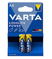 VARTA Батарейка LONGLIFE Power щелочная AA блистер, 2 шт. Baumar - Время Экономить