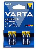 VARTA Батарейка LONGLIFE Power щелочная AAA блистер, 4 шт. Baumar - Время Экономить