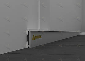 Алюмінієвий тіньовий плінтус прихованого монтажу 20 мм без покриття