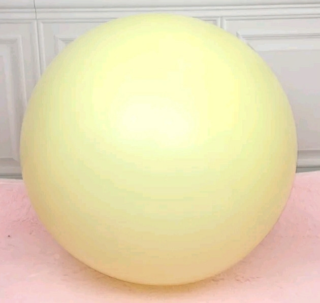 Велика Повітряна Куля Latex Balloon 36 дюймів 90 см Жовтий Пастельний (00431)