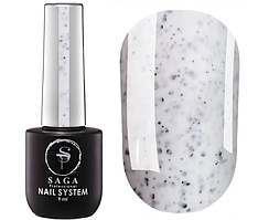 Гель-лак Saga Black Snow №02, 9 мл