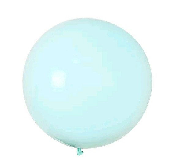 Велика Повітряна Куля Latex Balloon 36 дюймів 90 см Бірюзовий (00432)
