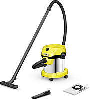 Karcher Пылесос хозяйственный WD 2 Plus S V-15/4/18, 1000 Вт, 15 л, 4 м, 4.519 кг Baumar - То Что Нужно