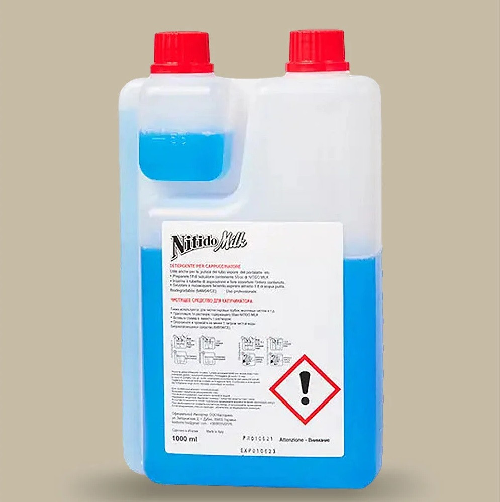 Nitido Milk 1 литр жидкость для очистки молочной системы - фото 4 - id-p1507777276