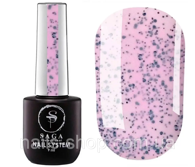Гель-лак Saga Black Snow №04, 9 мл
