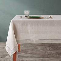 Скатертина Lotus Home - Benna linen сірий 170*250