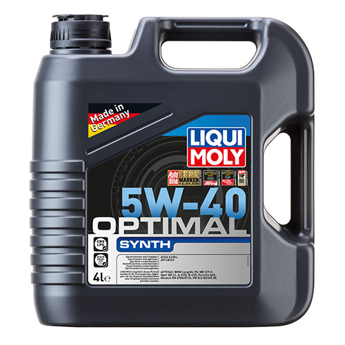Моторна олива + омивач Liqui Moly Optimal Synth 5W-40 4л (3926) Синтетична