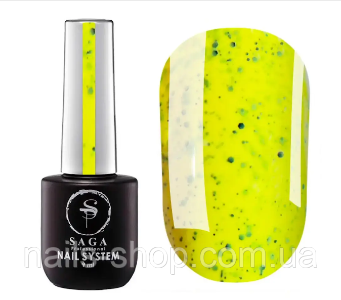 Гель-лак Saga Black Snow №07, 9 мл, фото 1