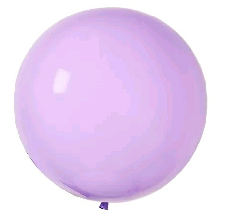 Великий Повітряний Шар Latex Balloon 36 дюймів 90 см Бузковий Пастельний (00431)
