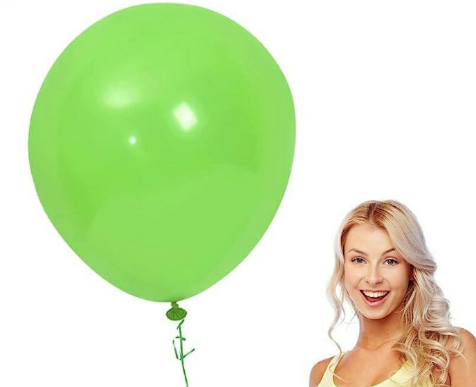 Велика Повітряна Куля Latex Balloon 36 дюймів 90 см Салатовий (00438)