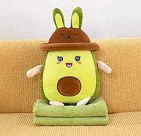 Іграшка подушка плед 3 в 1 Авокадо 50 см