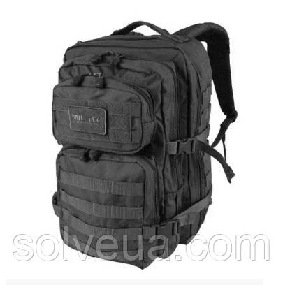 Рюкзак Mil-Tec Тактичний Asault L 36 L Mil-Tec Black 14002202.solve