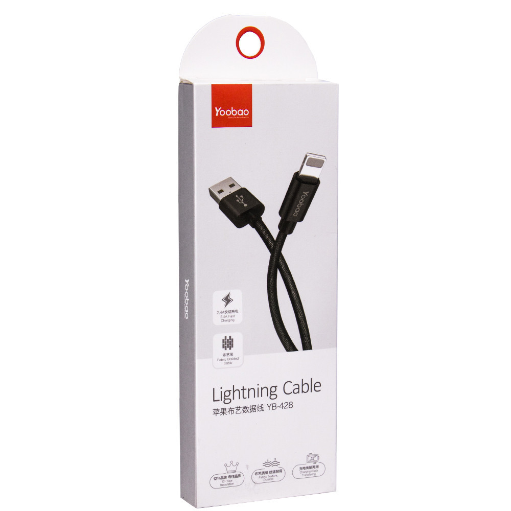 Кабель usb Yoobao YB428 Lightning USB Cable (1m)  — Red ⁶
