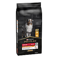 14 кг Purina Pro Plan Dog Medium Adult Optibalance - корм для собак середніх порід з куркою