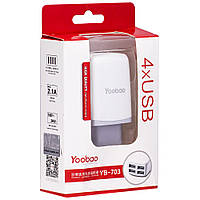 СЗУ Yoobao YB-CAC1 Home Charger Set (Type C)(1USB)(2.1 A)— White ⁶