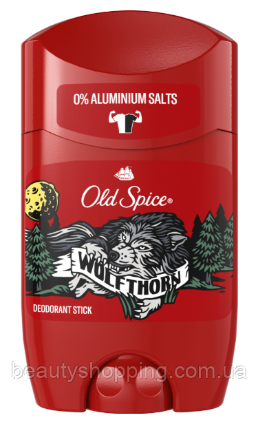 Old Spice Wolfthorn твердий гелевий дезодорант для чоловіків, фото 1