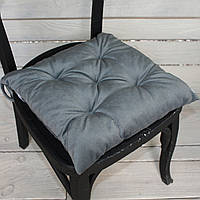 Подушка для стульев (40x40х6 см) "Missoni" цвет серый 84-019