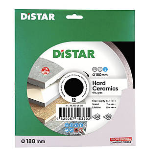 Круг алмазний відрізний Distar 1A1R 180x1,4x8,5x25,4 Hard ceramics, фото 4