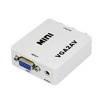 Конвертер VGA2AV-3RCA MINI