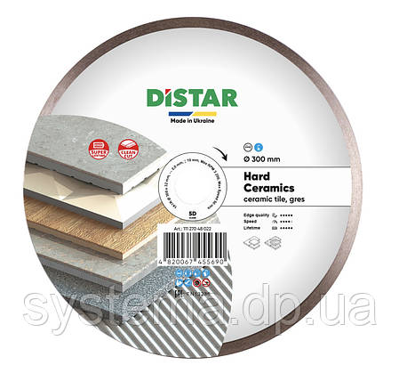 Круг алмазний відрізний Distar 1A1R 300x2,0x10x32 Hard ceramics, фото 1