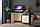 Прямий сучасний робочий комп'ютерний письмовий стіл 120 см для ноутбука з тумбою з шухлядами Кубик-2 Летро, фото 6