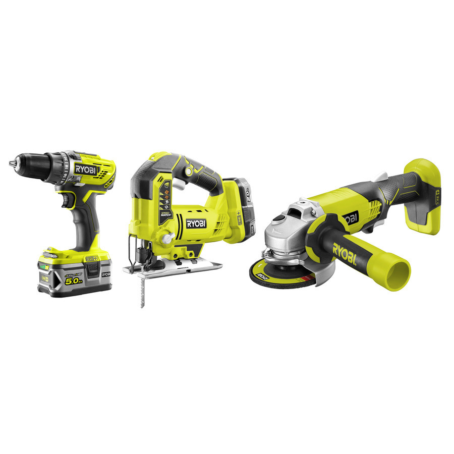 Купить Ryobi Набор инструментов ONE+ R18CK3C-252S: шуруповерт R18DD3 ...