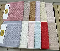 Набір килимків для ванної кімнати   COTON МАТ (100*60, 50*60 ), Туреччина