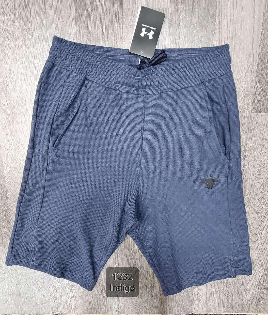 Чоловічі брендові спортивні шорти Under Armour (андер армор), чоловічі повсякденні індиго. Чоловічі шорти, фото 1