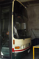 Изготовление и замена лобового стекла на автобусе Van Hool Alizee в Никополе (Украина) 23