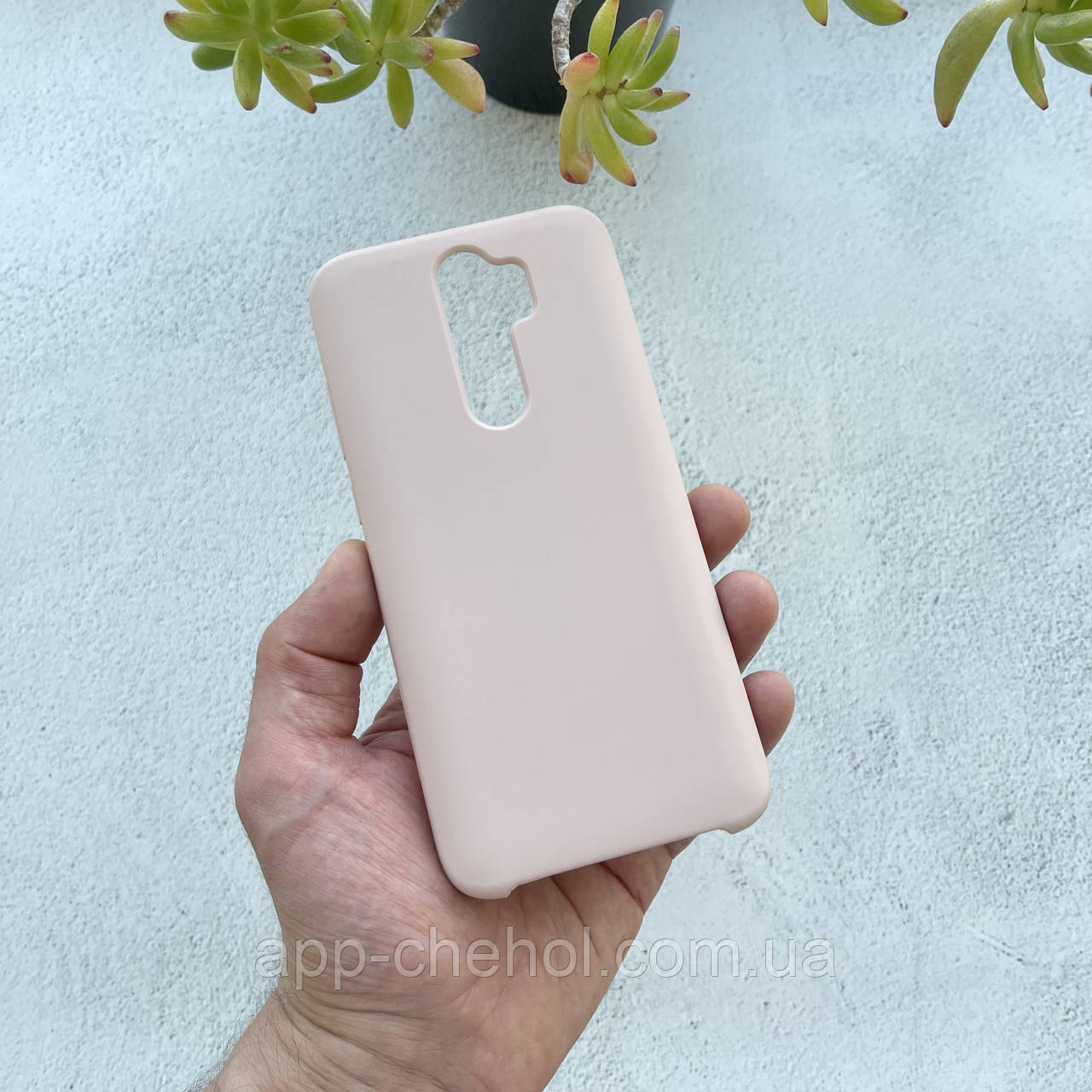 Чехол на Xiaomi Redmi Note 8 Pro Silicone Case пудровый / силиконовый для сяоми редми нот 8 про - фото 1 - id-p1886336946