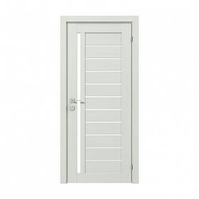 Двері Родос MODERN BIANCA ПОЛУСТЕКЛО ДУБ