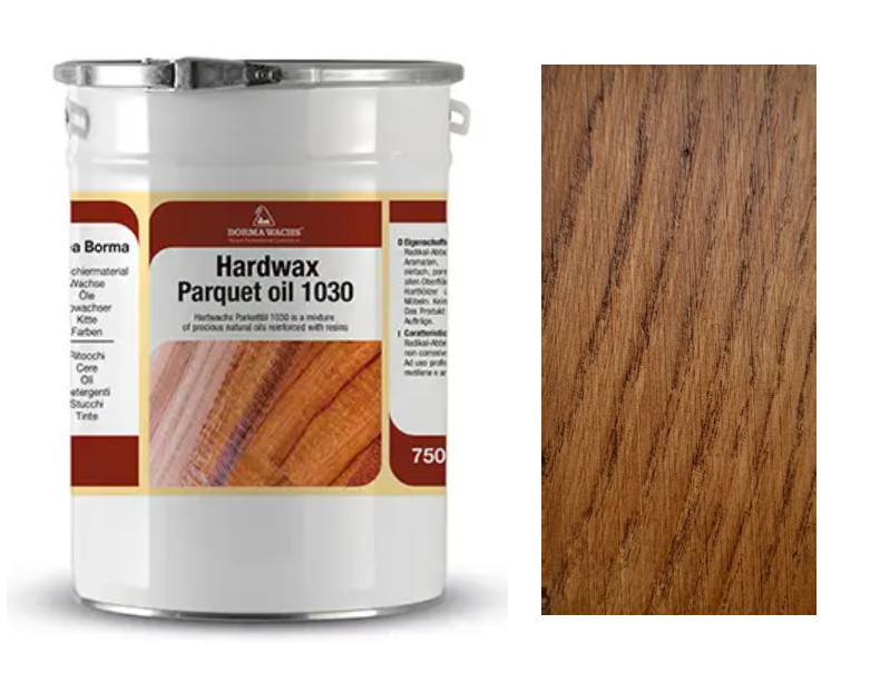 Олія паркетна Parquet Oil 1030 на дубі/ясені (колір-Россі), Borma Wachs