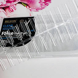 Типси гелеві для нарощування BELEON Арочний френч 240 штук
