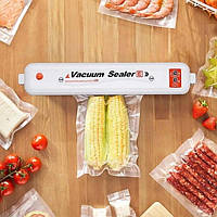 Домашний Вакууматор для пищевых продуктов, Vacuum Sealer, Белый / Упаковщик вакуумный для еды