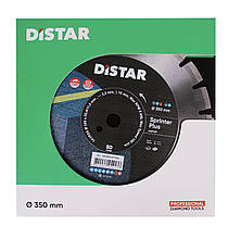 Круг алмазний відрізний по асфальту - Distar 1A1RSS/C1S-W 350x3,2/2,2x10x25,4-21 F4 Sprinter Plus, фото 4